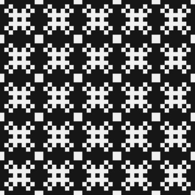 vektör çizimi, siyah ve beyaz çapraz desen arkaplanı