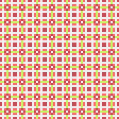 Geometrik süslemeli kusursuz desen. vektör illüstrasyonu.