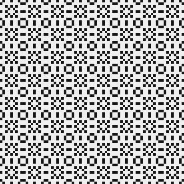 Noktalı siyah ve beyaz haç desenleri üretici sanat çizimleri