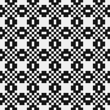 vektör çizimi, siyah ve beyaz çapraz desen arkaplanı