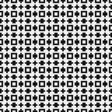 vektör çizimi, siyah ve beyaz çapraz desen arkaplanı