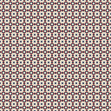 Kırmızı ve beyaz kareli kusursuz desen