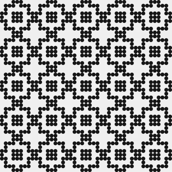 Soyut Çapraz Düzen. Noktalı arka plan. Geometrik Vektör İllüstrasyonu