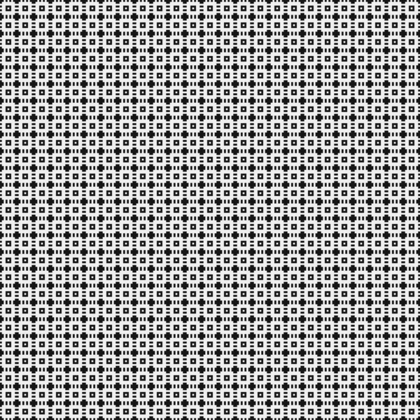 黑白形状的几何无缝图案 矢量图解 — 图库矢量图片