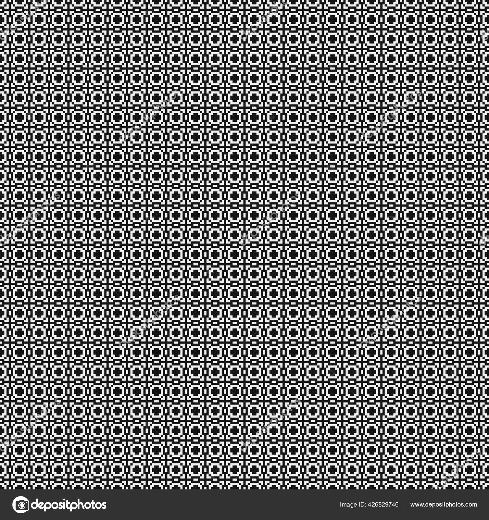 Vector Illustration Black White Cross Pattern Background Stock Vector