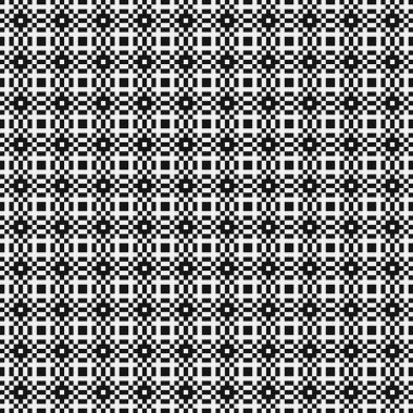 vektör çizimi, siyah ve beyaz çapraz desen arkaplanı