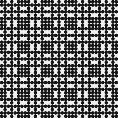 Soyut çapraz desenli logo üretken hesaplama sanatı çizimi