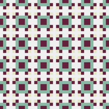 Soyut geometrik şekilli kusursuz desen