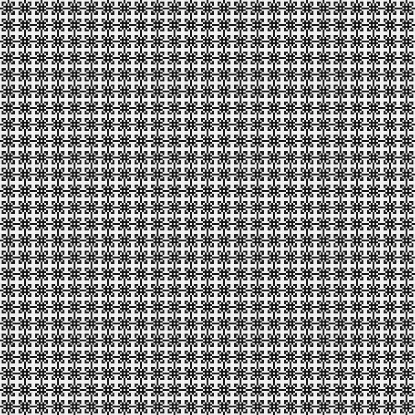 黑白相间的图案 带有点生成艺术图解 — 图库矢量图片