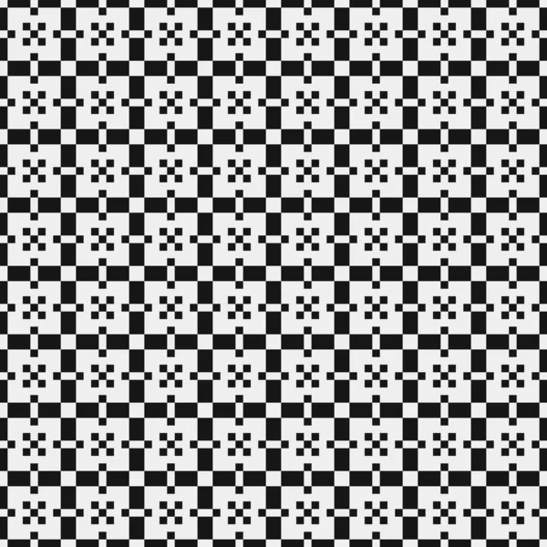 Безшовний Візерунок Чорно Білими Лініями Векторні Ілюстрації — стоковий вектор