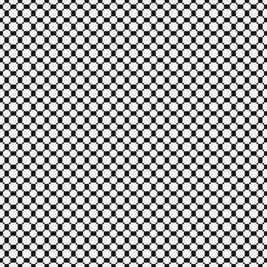 Siyah ve beyaz şekillerin geometrik dikişsiz deseni, vektör illüstrasyonu