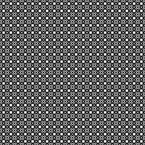 Geometric Seamless Pattern Black White Shapes Vector Illustration — Stock Vector