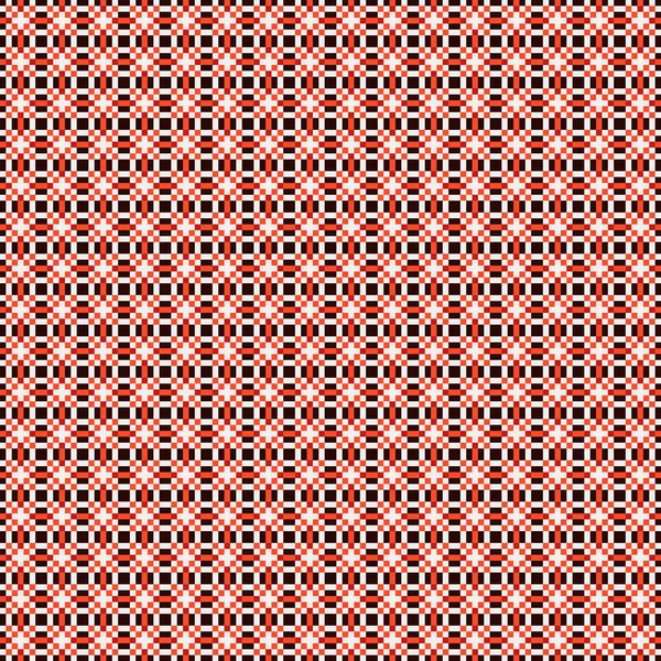Motif Sans Couture Points Rouges Noirs Sur Fond Blanc — Image vectorielle