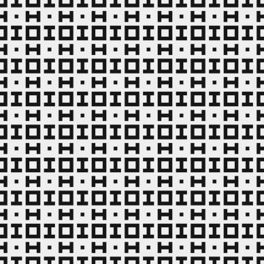 Noktalı siyah ve beyaz haç desenleri üretici sanat çizimleri