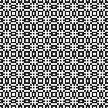 vektör çizimi, siyah ve beyaz çapraz desen arkaplanı