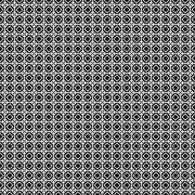 Noktalı siyah ve beyaz haç desenleri üretici sanat çizimleri