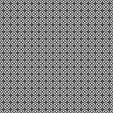 Soyut çapraz desenli logo üretken hesaplama sanatı çizimi