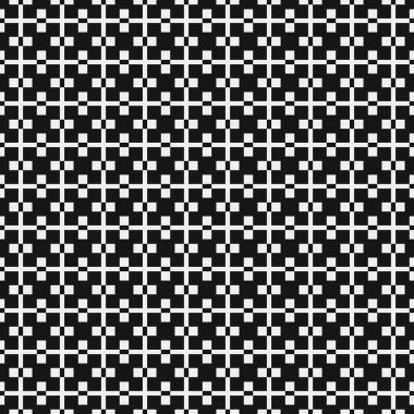 Soyut Çapraz Düzen. Noktalı arka plan. Geometrik Vektör İllüstrasyonu