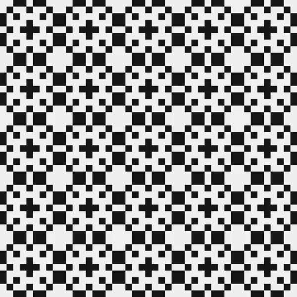 ベクトル図黒と白のクロスパターンの背景 — ストックベクタ