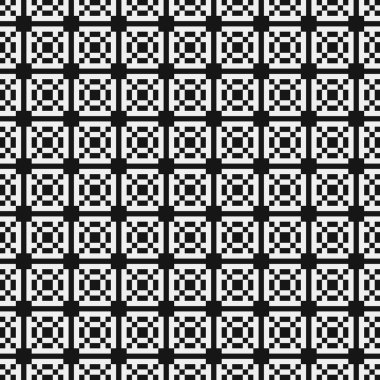 vektör çizimi, siyah ve beyaz çapraz desen arkaplanı