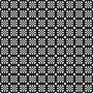 Soyut Çapraz Düzen. Noktalı arka plan. Geometrik Vektör İllüstrasyonu