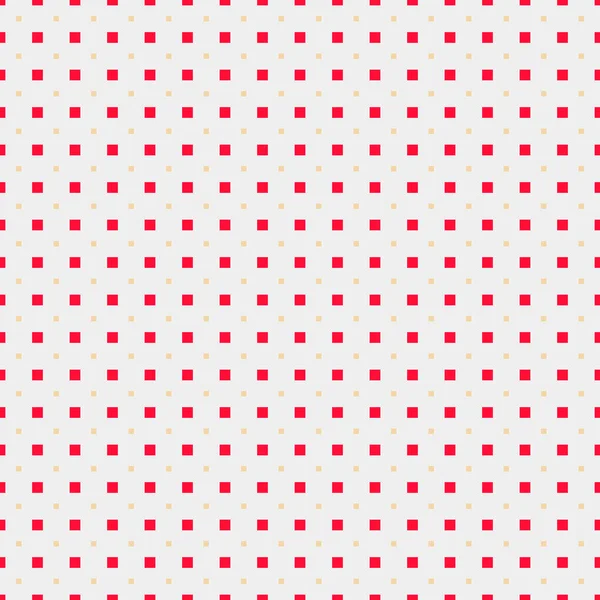 Płynny Wzór Czerwono Białymi Kropkami Polki Ilustracja Wektora — Wektor stockowy