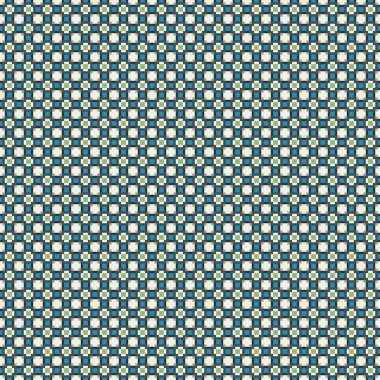 Mavi arka planda yeşil ve beyaz noktalı pürüzsüz desen