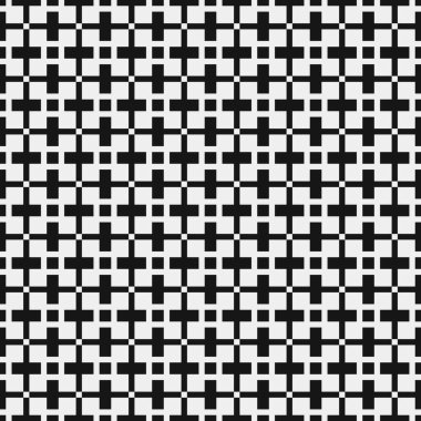 vektör çizimi, siyah ve beyaz çapraz desen arkaplanı