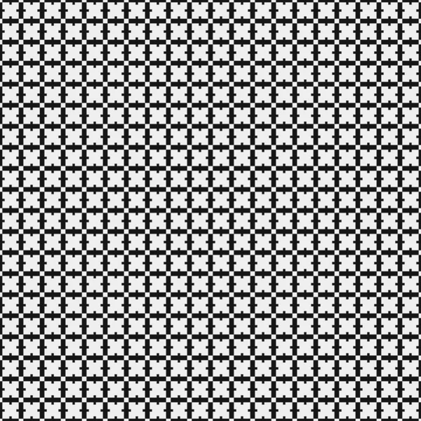 Motif Sans Couture Formes Géométriques Noires Blanches Illustration Vectorielle — Image vectorielle