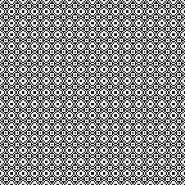 Geometrikus Varrat Nélküli Minta Fekete Fehér Formák Vektor Illusztráció — Stock Vector