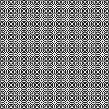 Noktalı siyah ve beyaz haç desenleri üretici sanat çizimleri