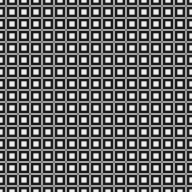 Siyah ve beyaz geometrik şekillerin kusursuz deseni. vektör illüstrasyonu
