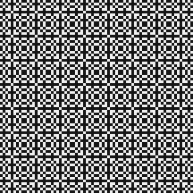 Soyut çapraz desenli logo üretken hesaplama sanatı çizimi