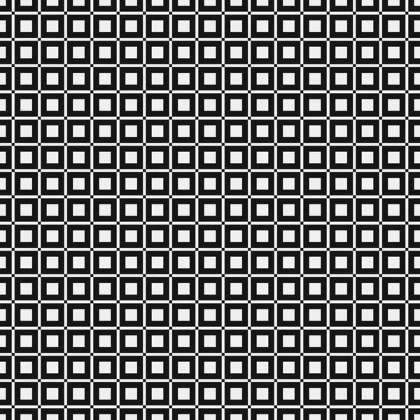 Seamless Pattern Black White Geometric Shapes Vector Illustration — Stock Vector