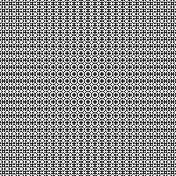 Illustration Vectorielle Fond Motif Croix Noir Blanc — Image vectorielle