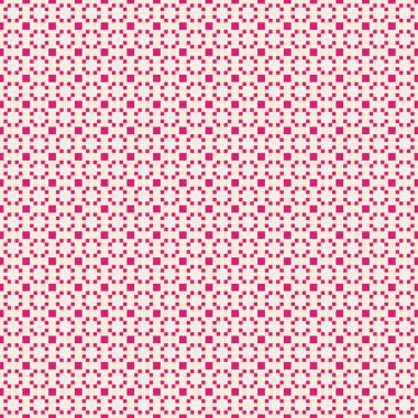 Pembe ve beyaz noktalı kusursuz desen. vektör illüstrasyonu