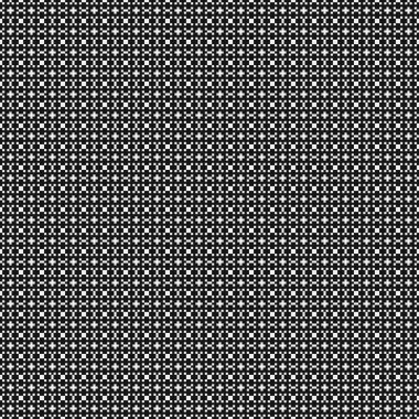 Siyah ve beyaz şekillerin geometrik dikişsiz deseni, vektör illüstrasyonu