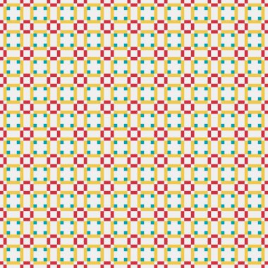 Geometrik süslemeli kusursuz desen. vektör illüstrasyonu.