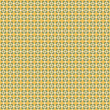 Sarı ve yeşil noktalı kusursuz desen. vektör illüstrasyonu