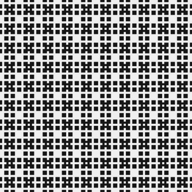 Siyah ve beyaz soyut desen, logo üretken hesaplama, sanat illüstrasyonu 