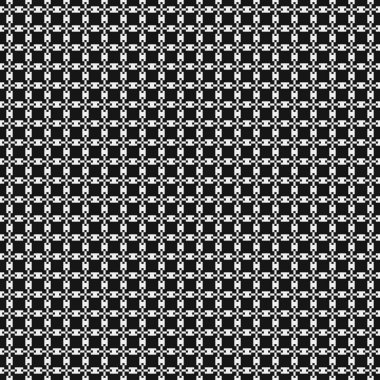 Siyah ve beyaz soyut desen, logo üretken hesaplama, sanat illüstrasyonu 