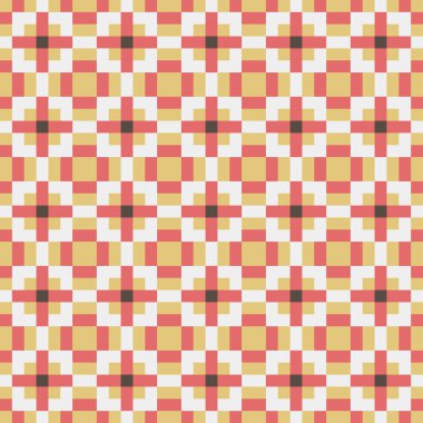 Geometrik şekilli kusursuz desen. vektör illüstrasyonu.