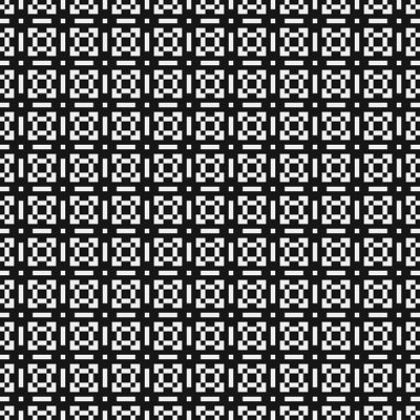 Siyah ve beyaz soyut desen, logo üretken hesaplama, sanat illüstrasyonu 