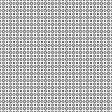 Siyah ve beyaz çizgileri olan kusursuz desen, vektör illüstrasyonu