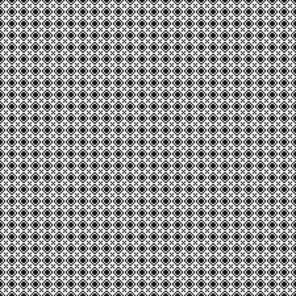 Patrón Abstracto Blanco Negro Logo Generativo Computacional Ilustración Arte — Archivo Imágenes Vectoriales