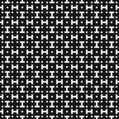 Noktalı siyah ve beyaz haç desenleri üretici sanat çizimleri