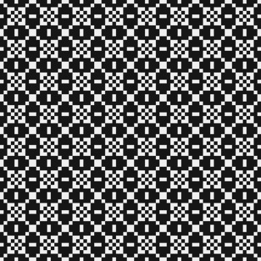 Noktalı siyah ve beyaz haç desenleri üretici sanat çizimleri