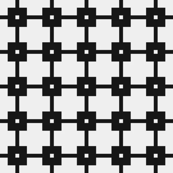 Naadloos Patroon Met Zwart Witte Lijnen Vectorillustratie — Stockvector