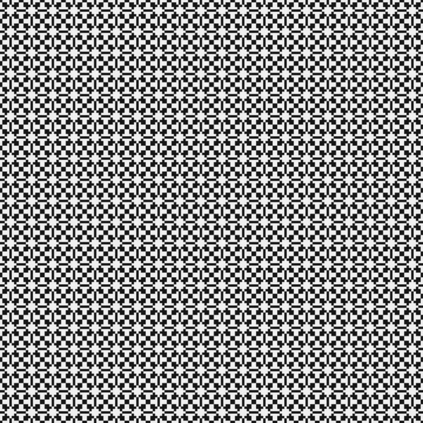 Бесшовный Рисунок Черно Белых Геометрических Фигур Векторная Иллюстрация — стоковый вектор