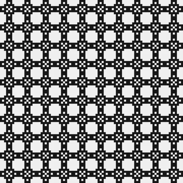 Abstrakt Cross Pattern Dots Generativ Beräkningskonst Illustration — Stock vektor